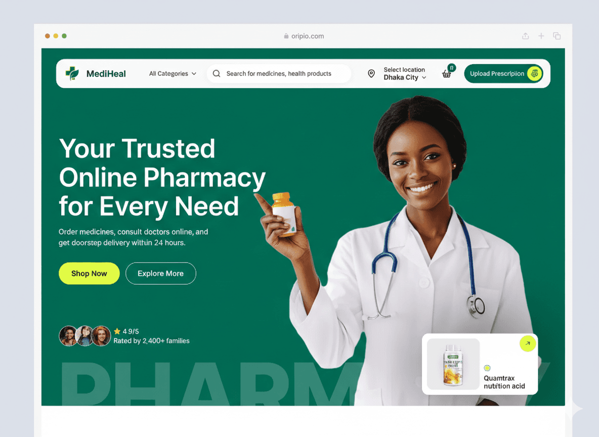 Your pharmacy's digital front door.